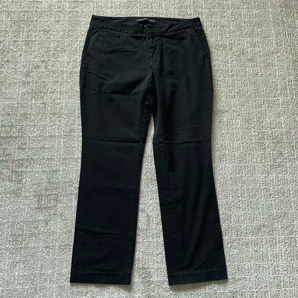 Gap Black Pants, Black Straight Leg, Stretch, Basic Black Pants, Fall Pants, 8